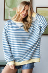 Oversize Striped Top