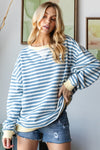 Oversize Striped Top