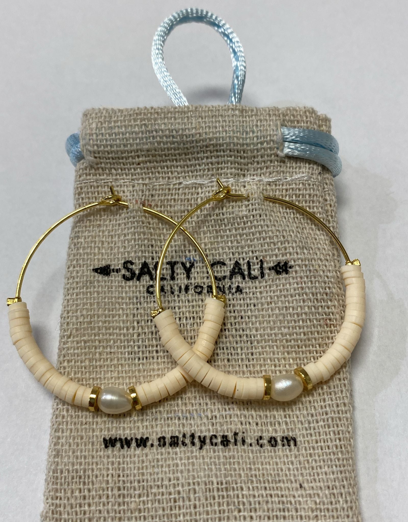 Windansea Hoops ~ Salty Shells