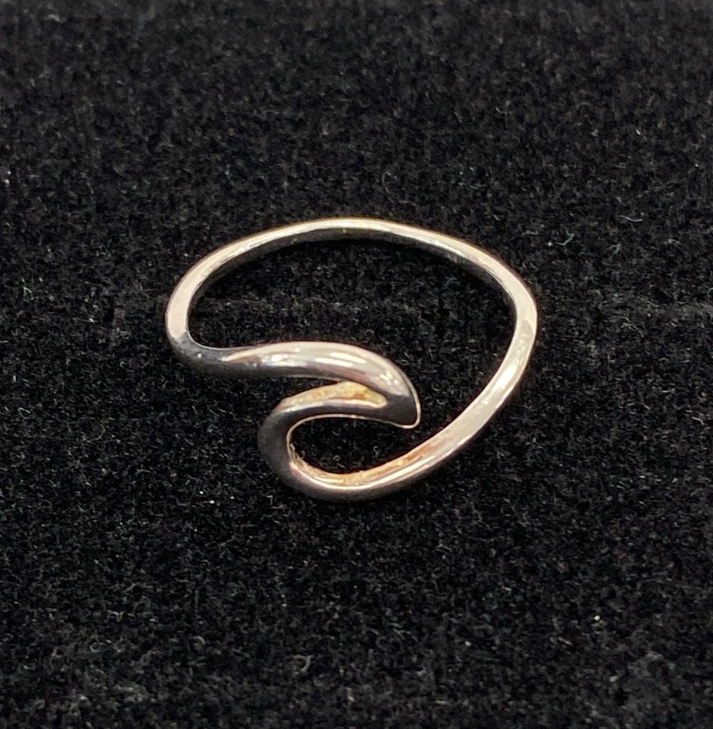 Sterling Silver Wave Ring