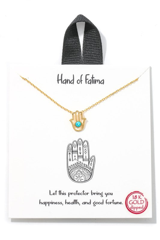 Hamsa Hand Charm Necklace