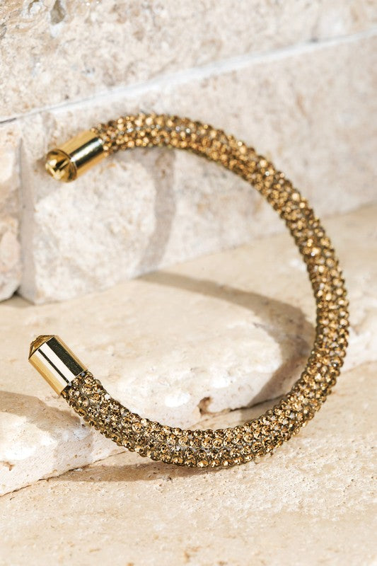 Rhinestone Cuff Bracelet