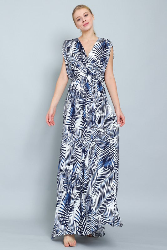 Kimono Sleeve Maxi Dress