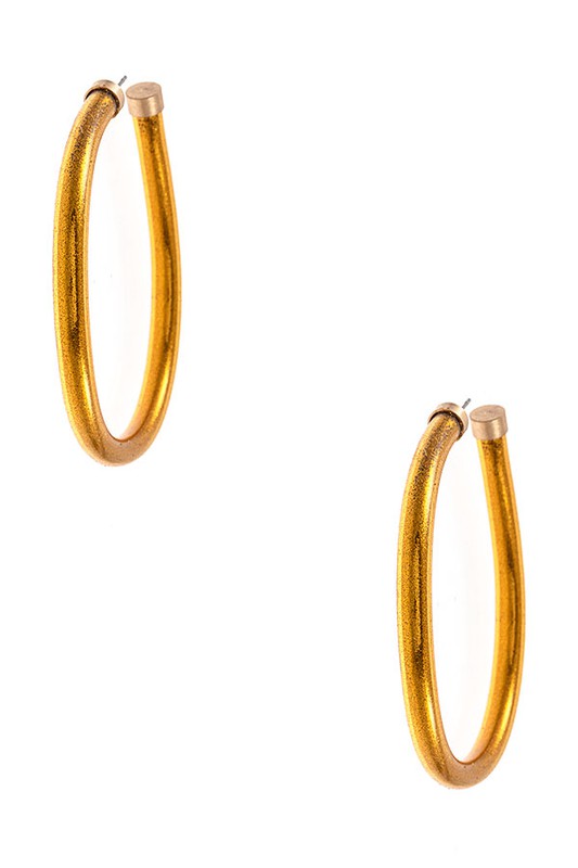 Jelly Semi Hoop Earrings