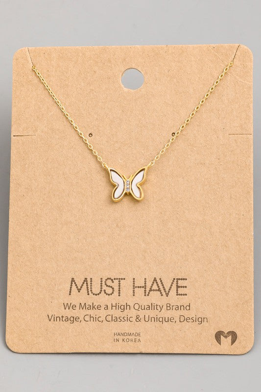 Mini Butterfly Necklace