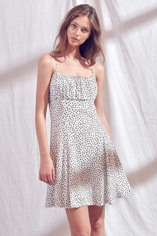 short dress empire waist Atria Party with May be worn with a strapless bra EMPIRE WAIST MINI DRESS -