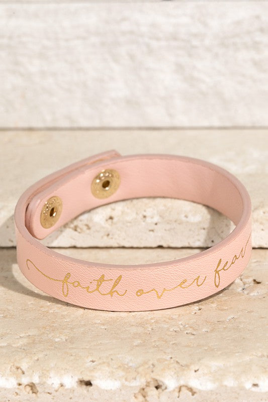 Faith Over Fear Bracelet
