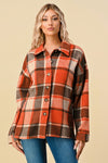 Flannel Blouse Plaid Shirt