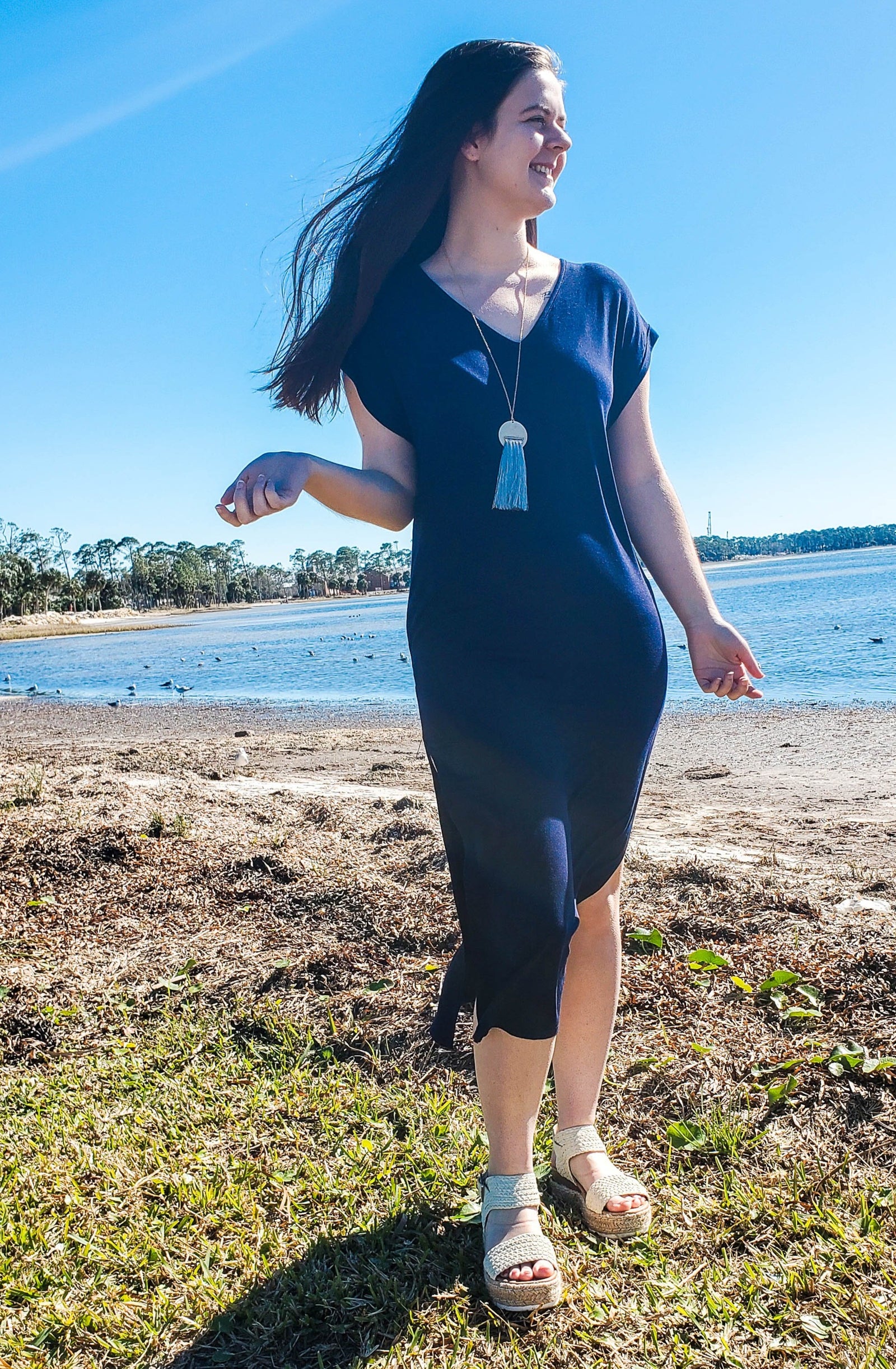 Alba Midi Cap Sleeve Dress