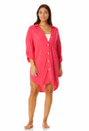 Women's Button Down Shirt Swimsuit Cover Up