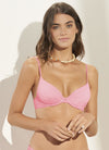 Powder Pink Dainty Underwire Bikini Top