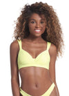 Maaji Butter Yellow Bailey Unmolded Underwire Bikini Top