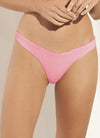 Powder Pink Splendour High Leg Bikini Bottom