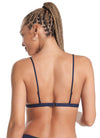 Maaji Indigo Blue Ivy Fixed Triangle Bikini Top