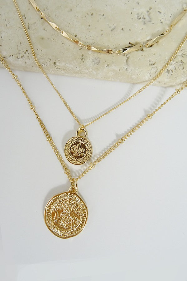 LAYERED COIN NECKLACE