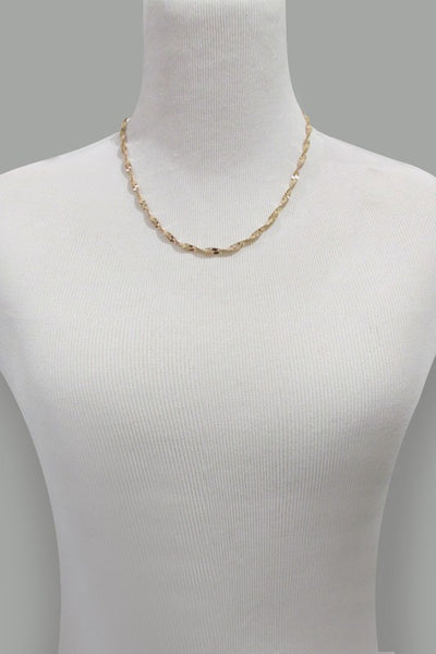 TWISTED SNAKE CHAIN NECKLACE