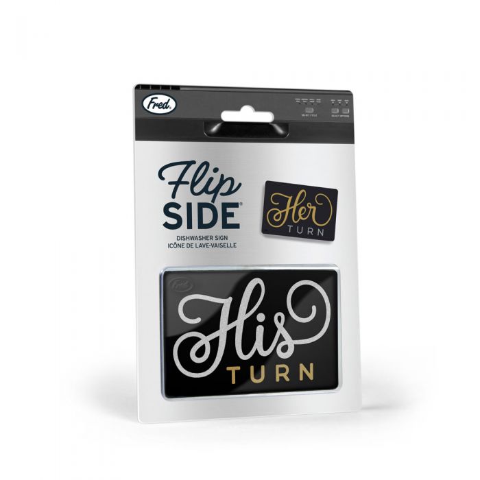 Flip Side His/Her Turn Dishwasher Magnet