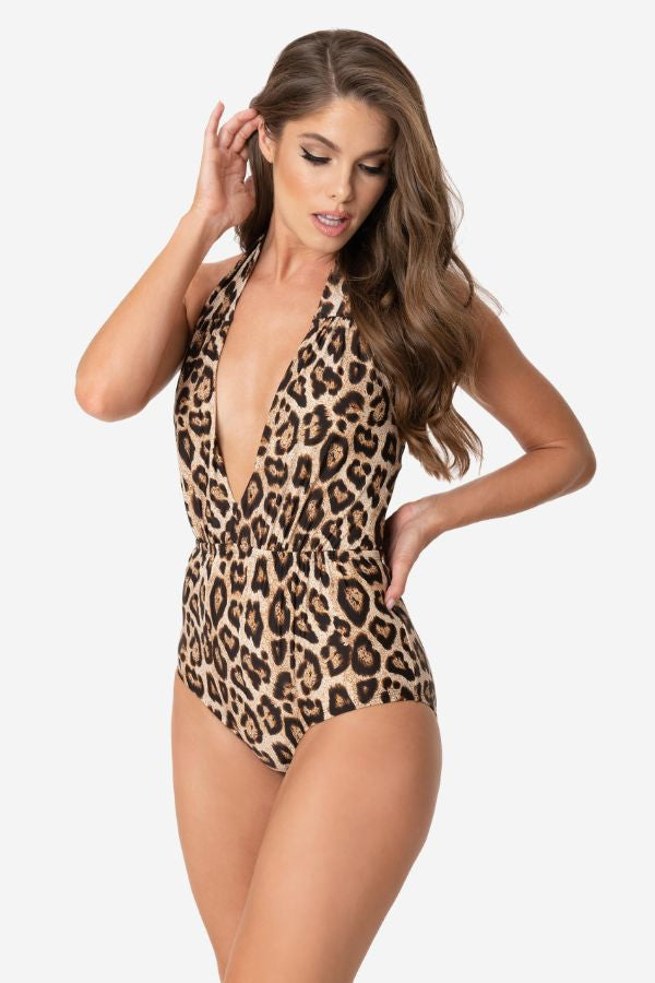 Halter Shirred Derek One Piece