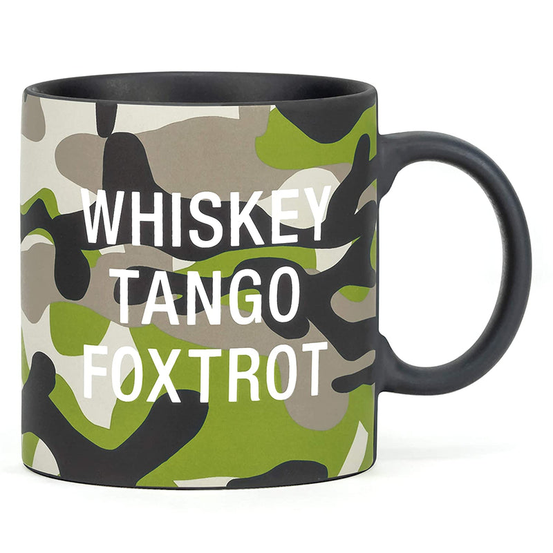 Whiskey Fox Trot Camo Mug 20oz