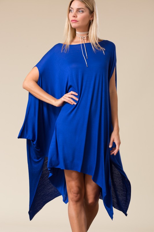 Handkerchief Poncho Dress