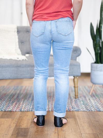 Kancan Mom Cuffed Jeans