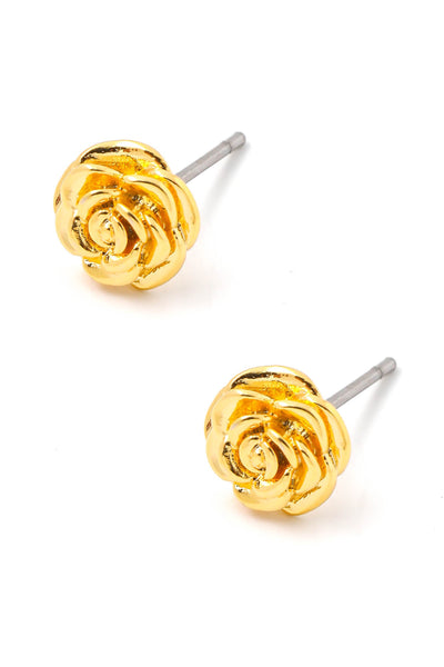Mini Rose Flower Stud Earrings