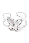 Double Band Butterfly Open Ring