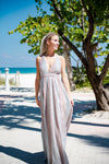 Metal Ombre Maxi Gown