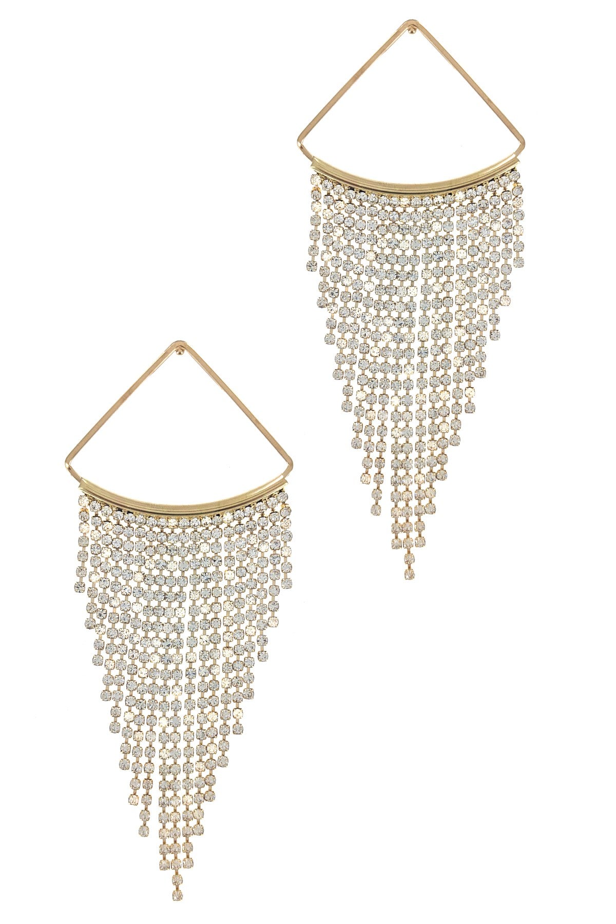 Chandelier Rhinestone Drop Earrings