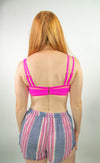 Bright Pink Bandeau Top