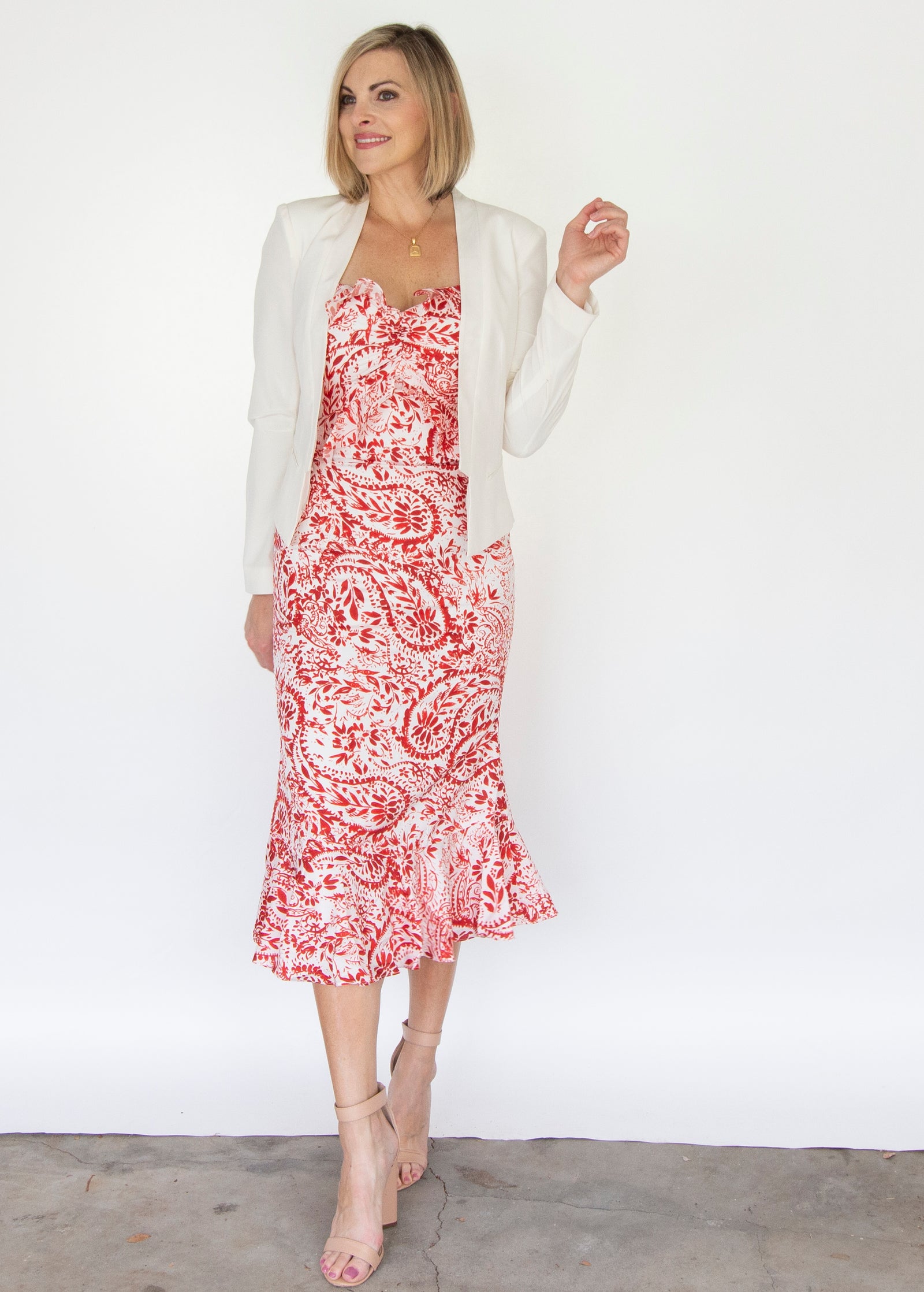 Landon Ruffle Dress by Lucy Paris