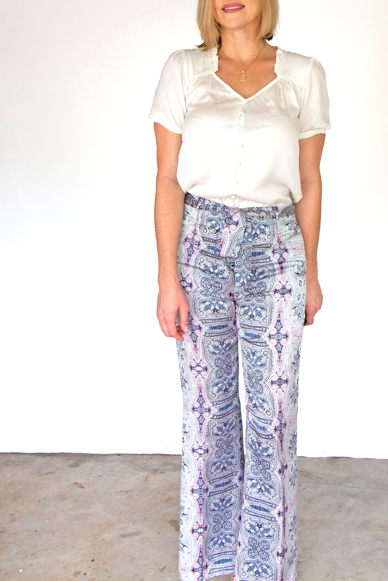 Nashya Paisley Pants by Lucy Paris