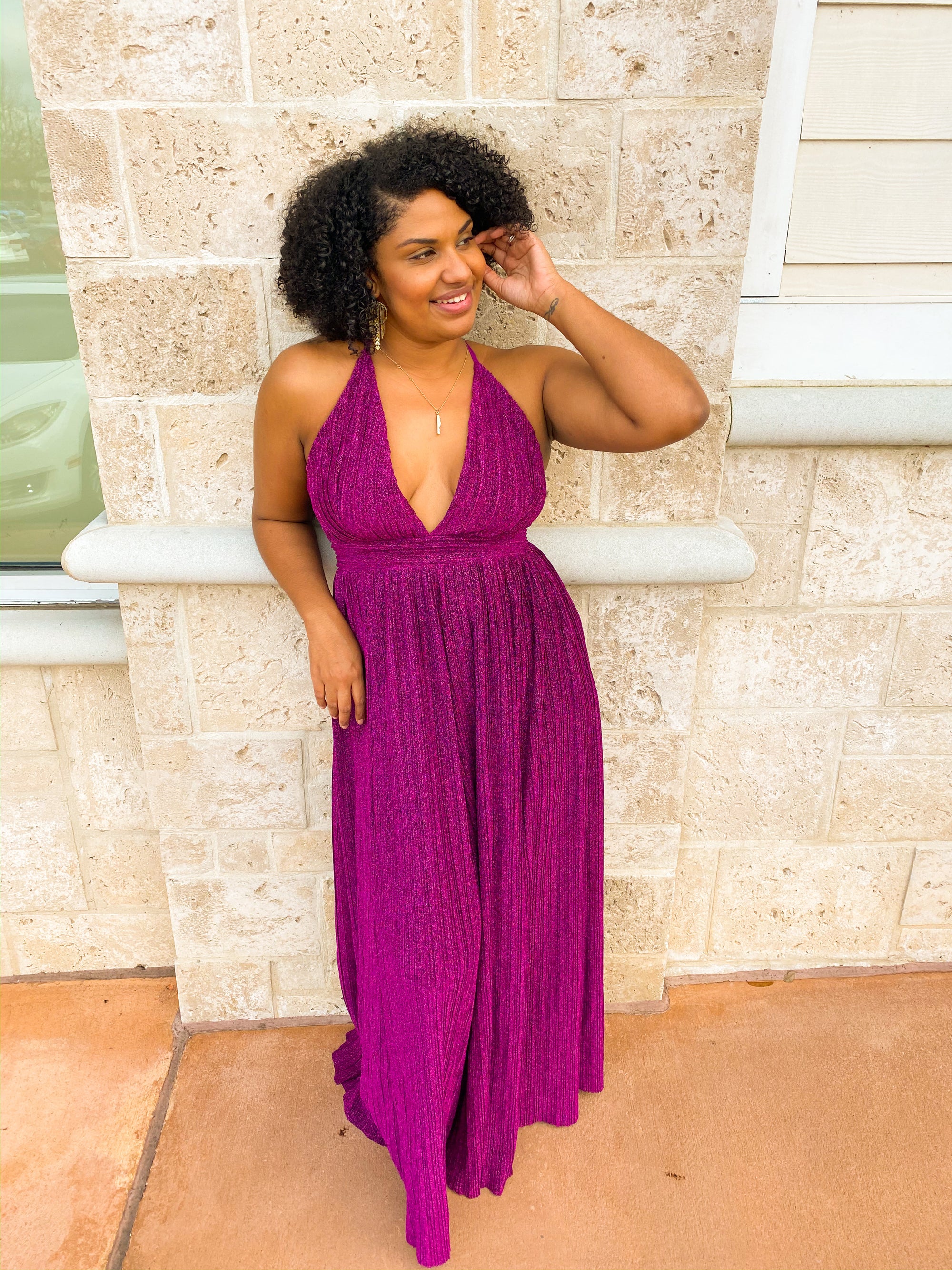 Sparkle Magenta Dress - WalterGreenBoutique Sparkle Magenta Dress - WalterGreenBoutique