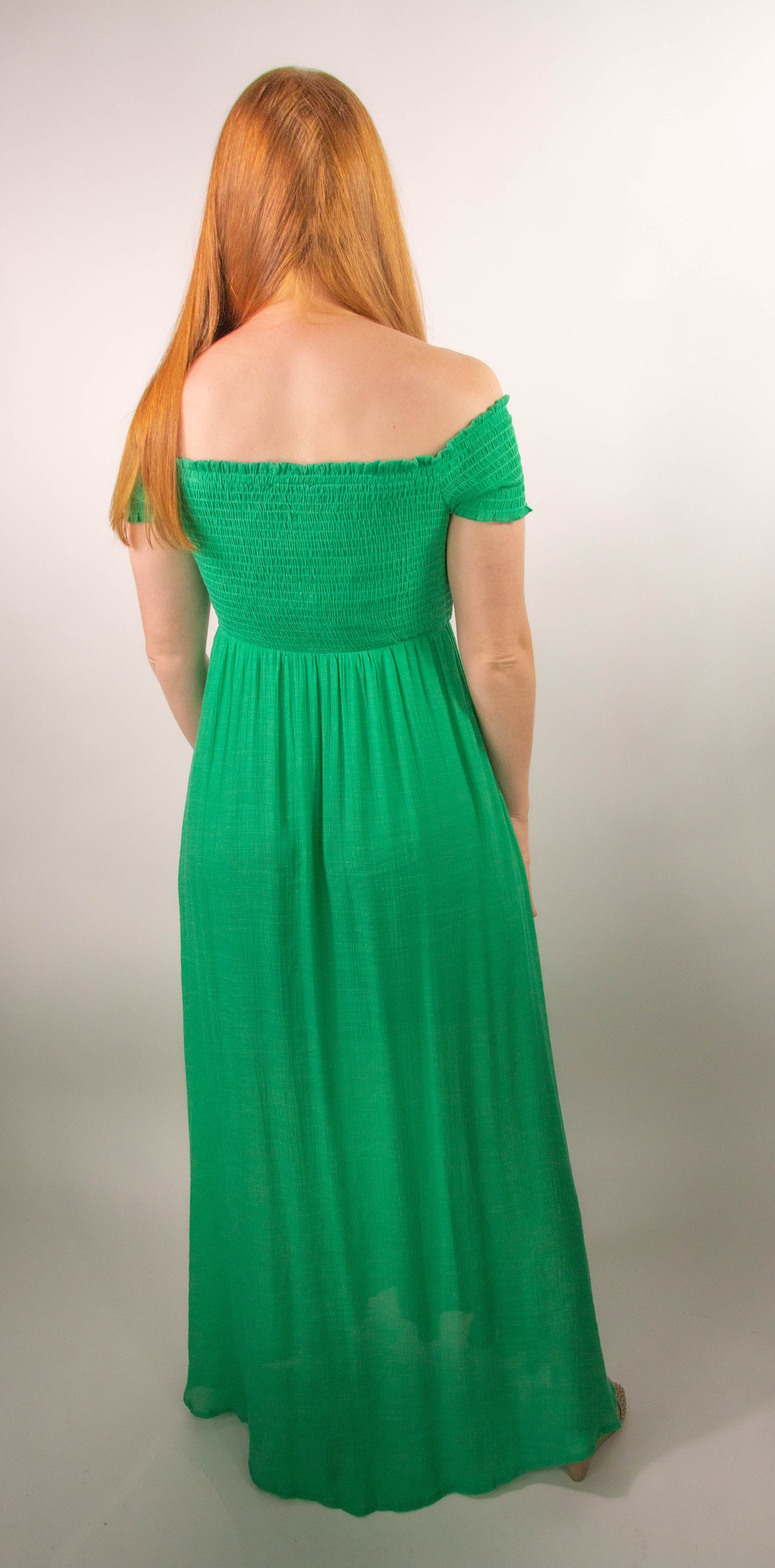 Off Shoulder Maxi Dress - WalterGreenBoutique Off Shoulder Maxi Dress - WalterGreenBoutique
