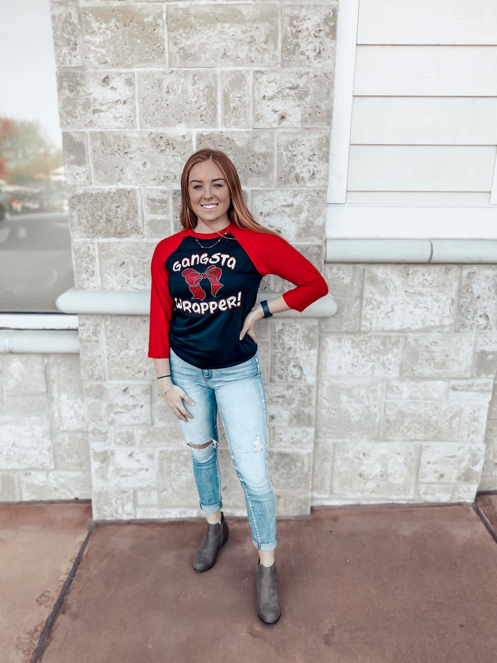 Gangsta Wrapper Christmas Tee