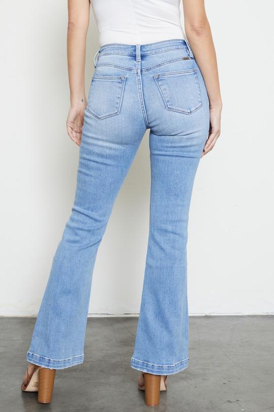 Kancan Lindsey Mid Rise Flare Jeans