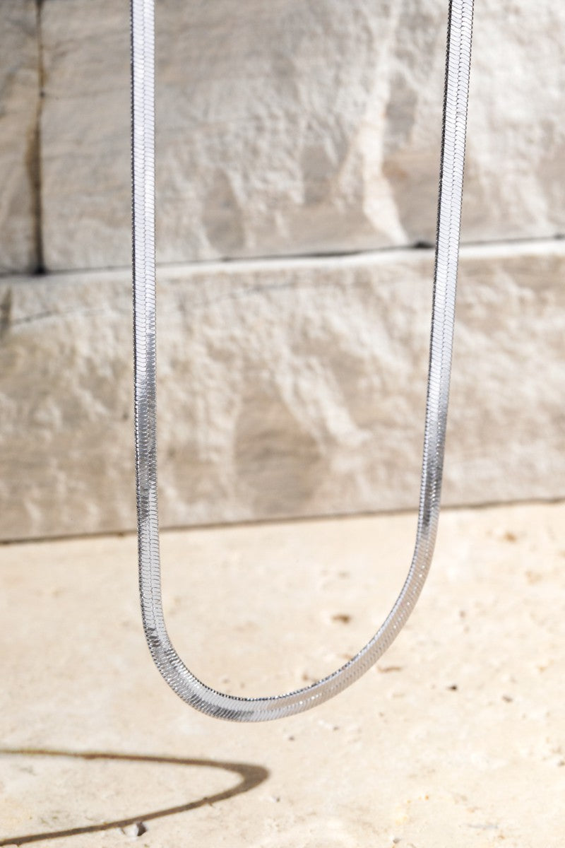 Brass Snake Chain Necklace