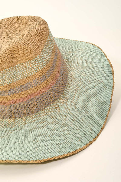 Spring Hue Sun Raffia Hat