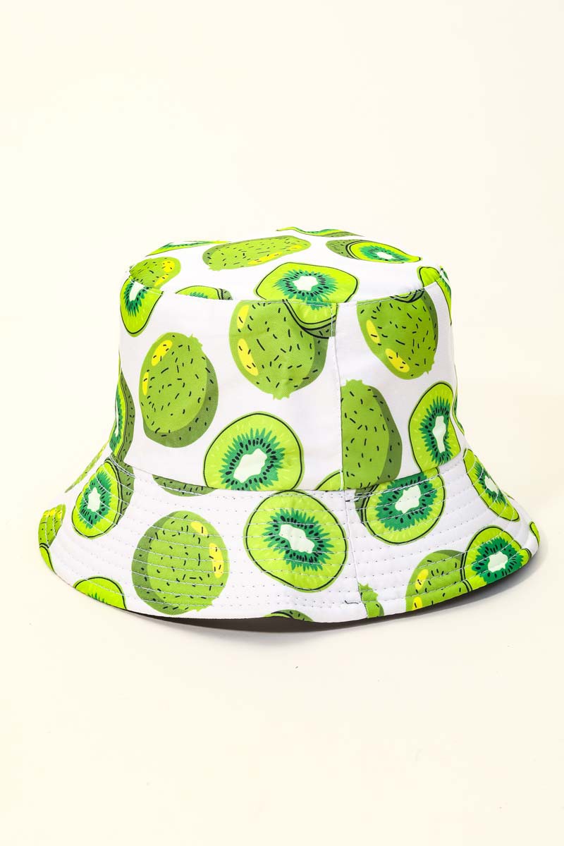 Kiwi Print Bucket Hat