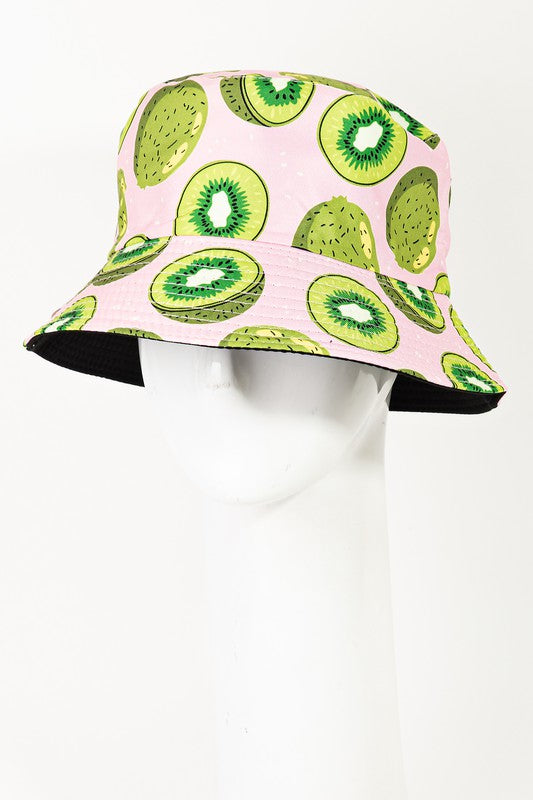 Kiwi Print Bucket Hat
