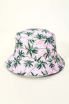 Palm Trees Print Bucket Hat