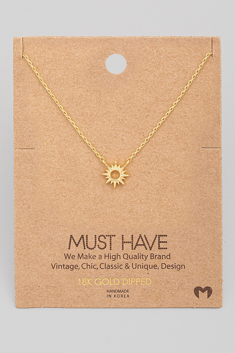 Mini North Star Pendant Necklace