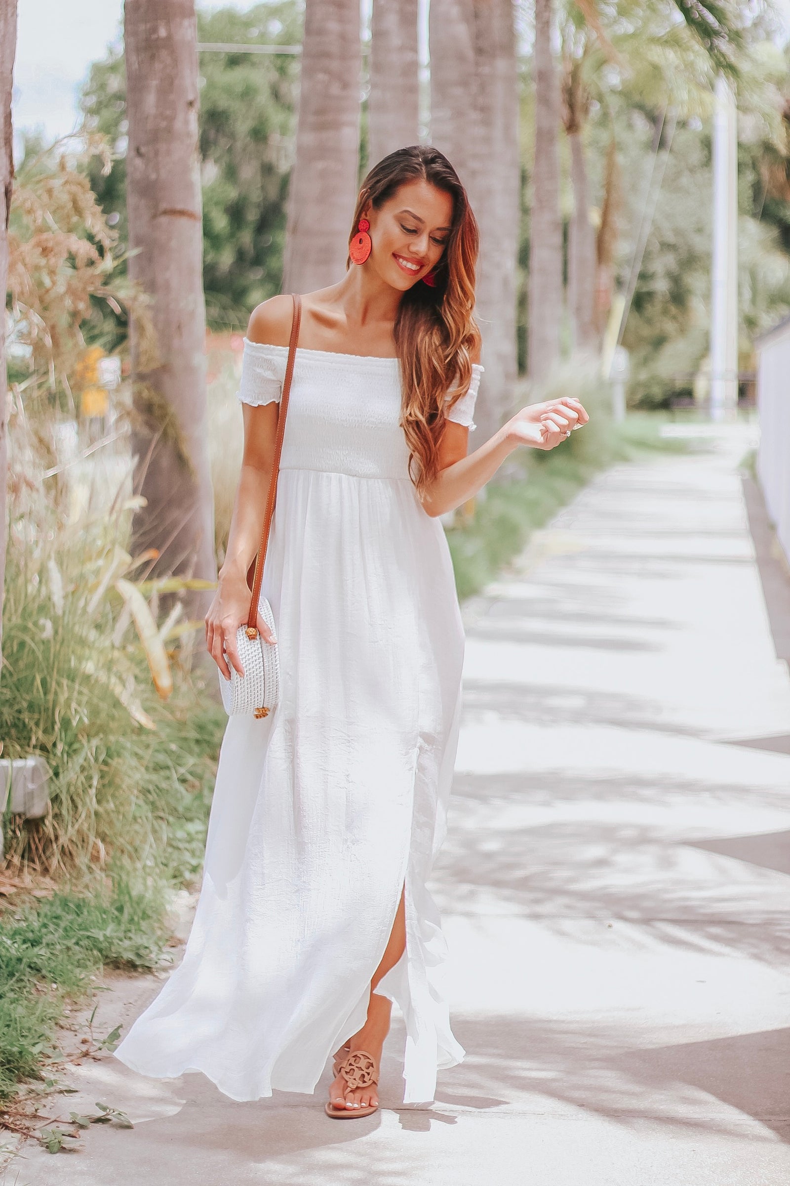 Off Shoulder Maxi Dress