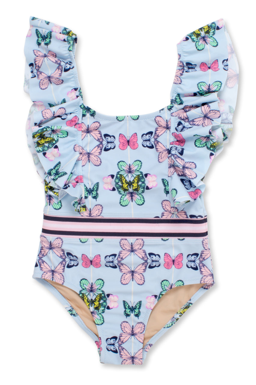 Social Butterfly Girls Suit by Shade Critters