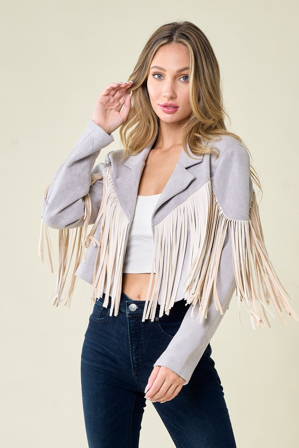 Fringe Suede Jacket
