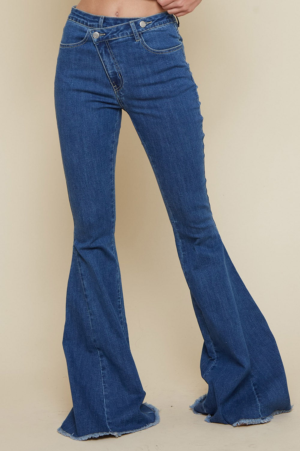 CRISS CROSS UPSIZED BELL BOTTOM JEAN
