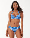 Harbour Island Gingham Underwire Molded Bikini Top