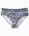 Zanzibar Zebra High-Waist Bikini Bottoms