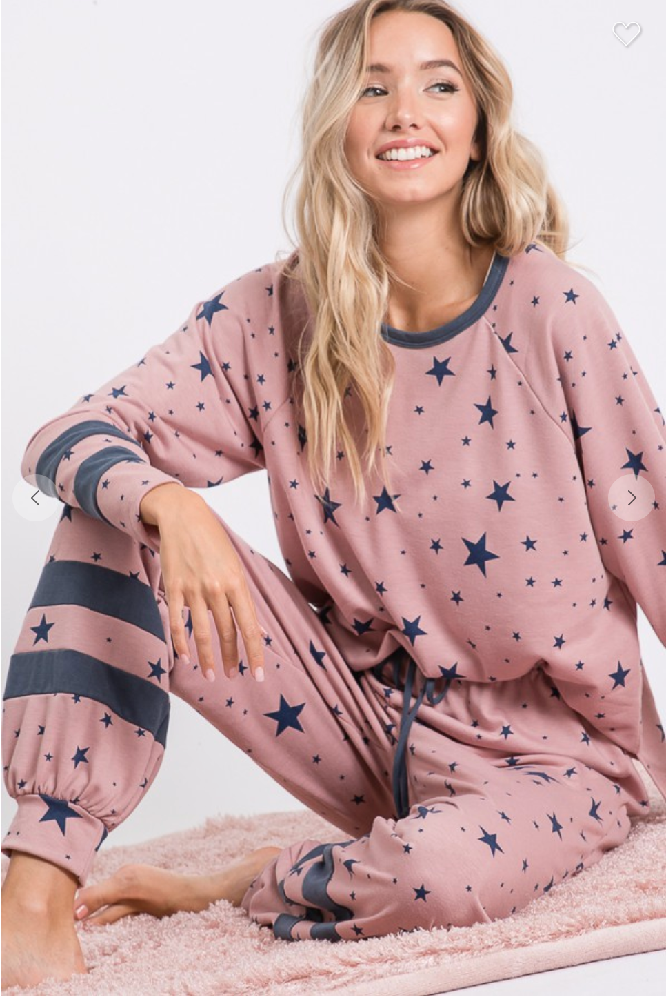 Star Print Lounge Pants