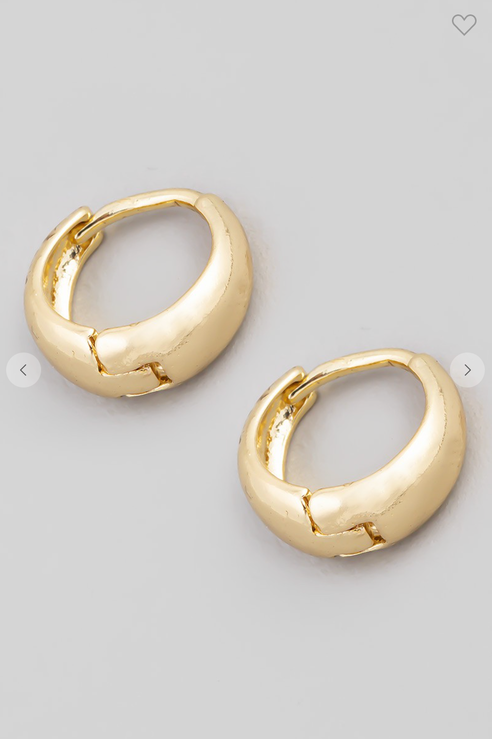 Metallic Mini Huggie Hoop Earrings